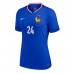 Maglie da calcio Francia Ibrahima Konate #24 Prima Maglia Femminile Europei 2024 Manica Corta